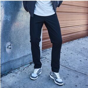 VRST Men's Black Pants Slim Five Pocket Pants